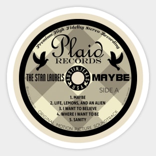 The Stan Laurels (Record Label) Sticker